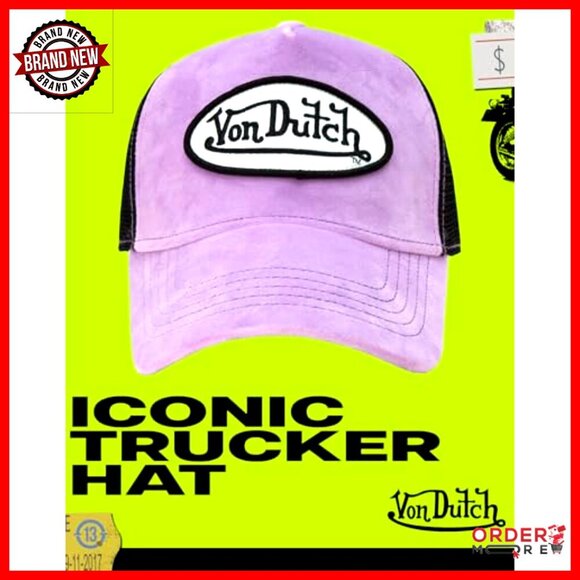 Velvet Trucker Hat Adjustable Snapback Mesh Back Baseball Cap Unisex main image 4